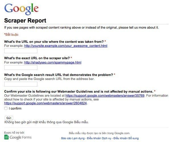 Google Scraper Report
