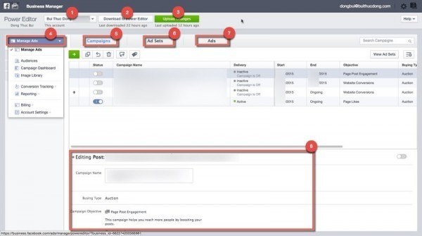 Power Editor Facebook Business